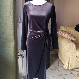 H&M Black Velvet Dress